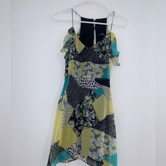 Zara Trafaluc Collection Sleeveless Multicolour Patchwork Print Dress - Picture 12 of 13